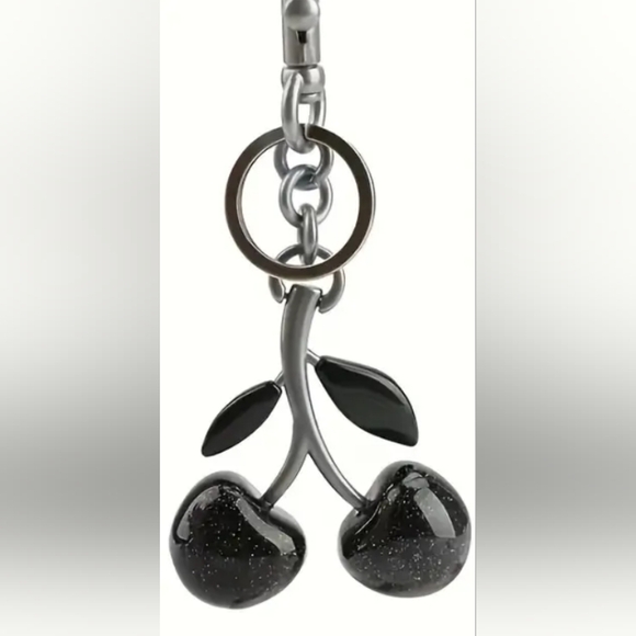 CHERRY KEYCHAIN BAG CHARMS π - Picture 10 of 15